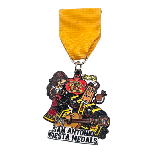 2025 Book of Fiesta Medal Manolo y Maria Fiesta Medal