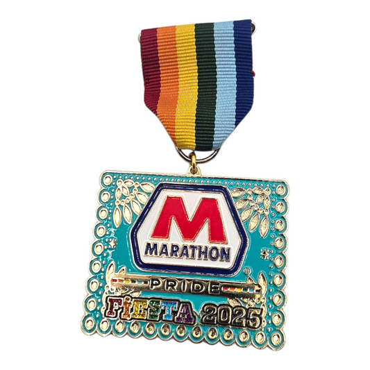 2025 Marathon Pride Fiesta Flag Fiesta Medal