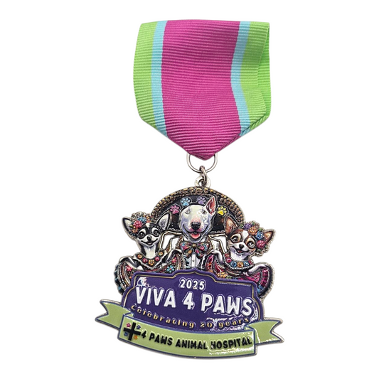 2025 Viva 4 Paws "Fiesta Dogs" Fiesta Medal
