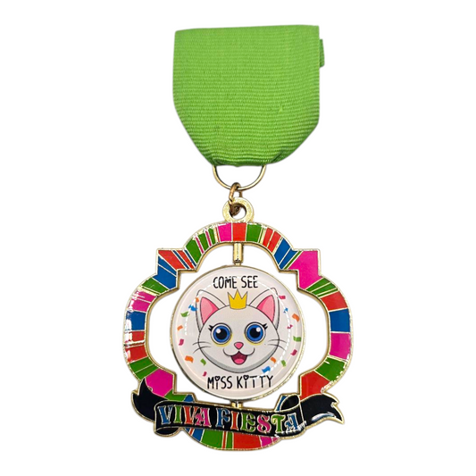 2025 River City Produce Come See Miss Kitty Fiesta Medal