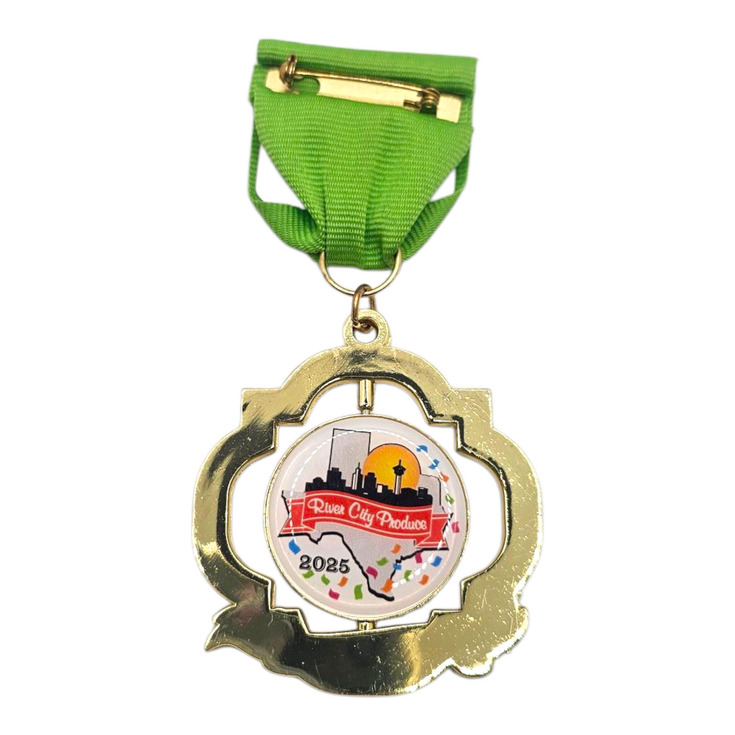 2025 River City Produce Come See Miss Kitty Fiesta Medal