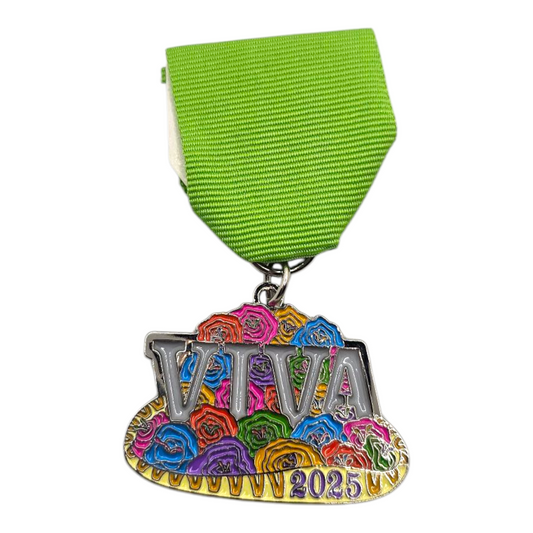 2025 VIVA Flowers Fiesta Medal