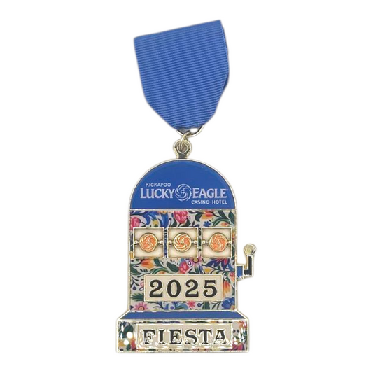 2025 Lucky Eagle Casino Slot Machine Fiesta Medal