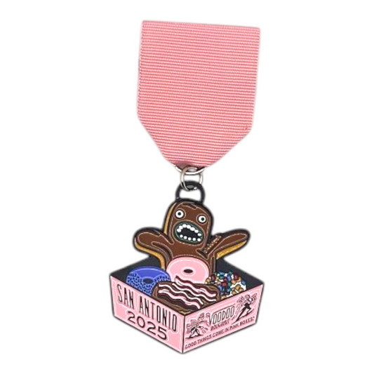 2025 VooDoo Doughnuts Box Fiesta Medal