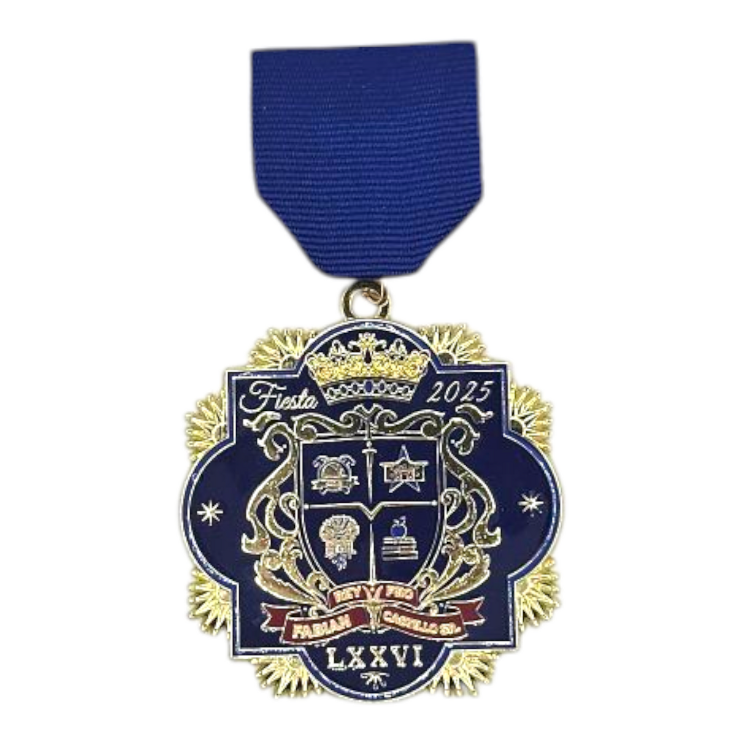 2025 Rey Feo Fabian Castillo VIP Crest Fiesta Medal