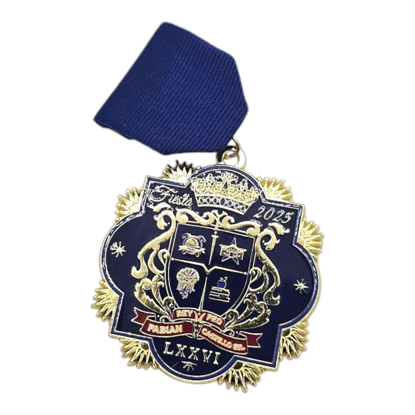 2025 Rey Feo Fabian Castillo VIP Crest Fiesta Medal