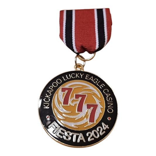 2024 Kickapoo Lucky Eagle Casino "777" Fiesta Medal