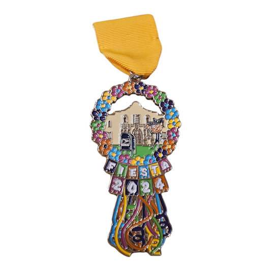 2024 USPS Postal Service "Alamo Fiesta Wreath" Fiesta Medal