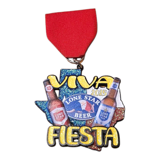 2025 Texas Viva Fiesta Lone Star Beer Fiesta Medal