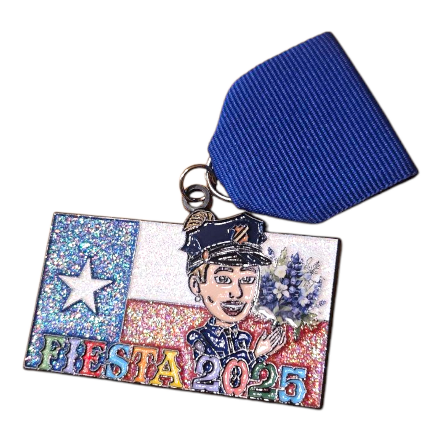 2025 Texas Officer Bluebonnet Fiesta Medal