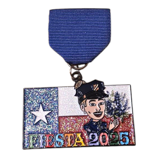 2025 Texas Officer Bluebonnet Fiesta Medal