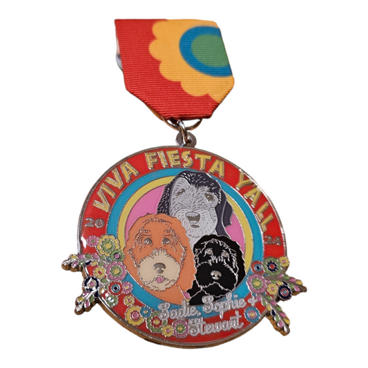2024 "VIVA Fiesta Yall" Dog Fiesta Medal